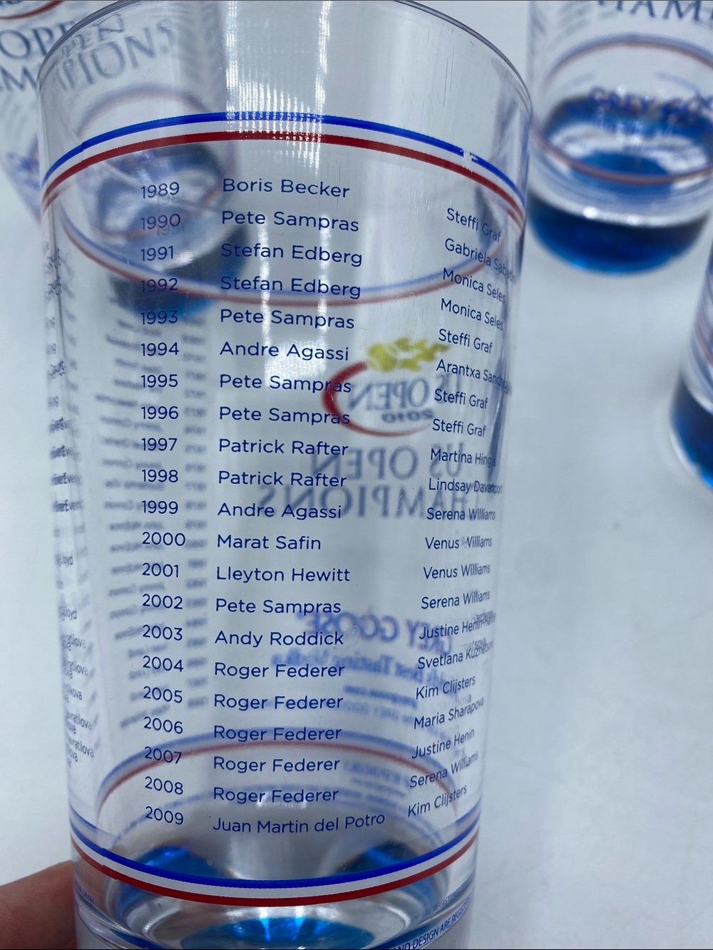 US Open Champions Grey Goose Plastic Cups Souvenir 6" Cup 2010 Vodka Honey 4 - Picture 5 of 7